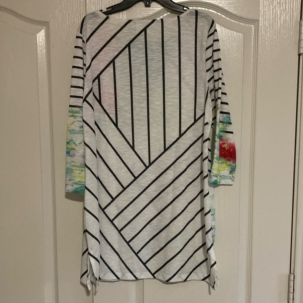 Striped Multicolor Women's Tunic - Picture 3 of 3